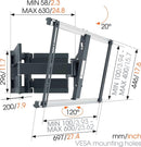 Vogel THIN 550 Extra-Thin Full-Motion TV Wall Mount - Wired Store