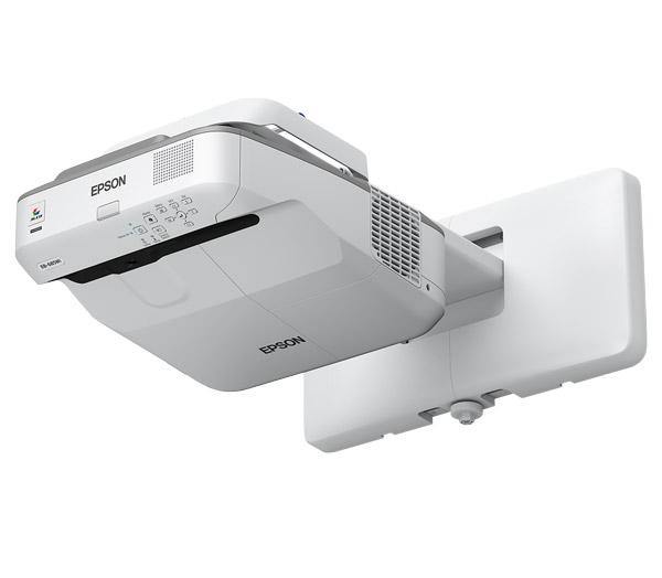 Epson EB-675WI 3200 Lumens WXGA Ultra Short Throw 3LCD Lamp Projector White - Wired Store