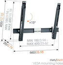Vogel THIN 515 Ultra-Thin Tilting TV Wall Mount (40"-65") - Wired Store